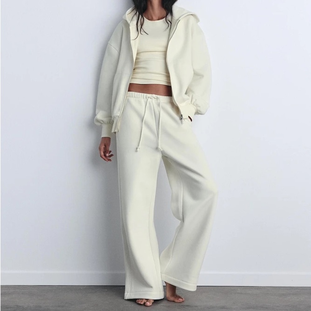 Zara Plush Straight Leg Pants